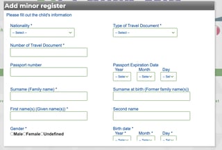 Add Minor register