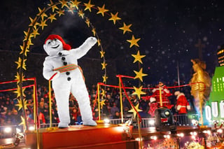 Bonhomme Carnaval at the Qu&eacute;bec Winter Carnival