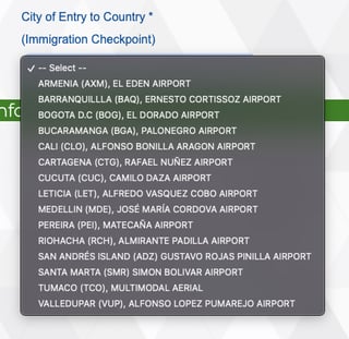 city of entry country