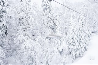 Kolasin 1450' mountain ski resort near the town of Kolasin in Montenegro