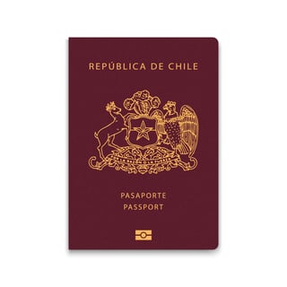 Passport Of Chile Vector Illustration