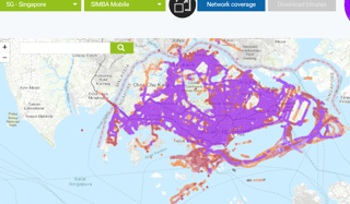 SIMBA (formerly TPG Mobile Singapore) Coverage Overview