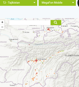 Megafon SIM CARD Network Coverage