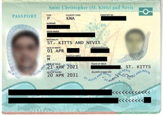 sample image of passport bio page