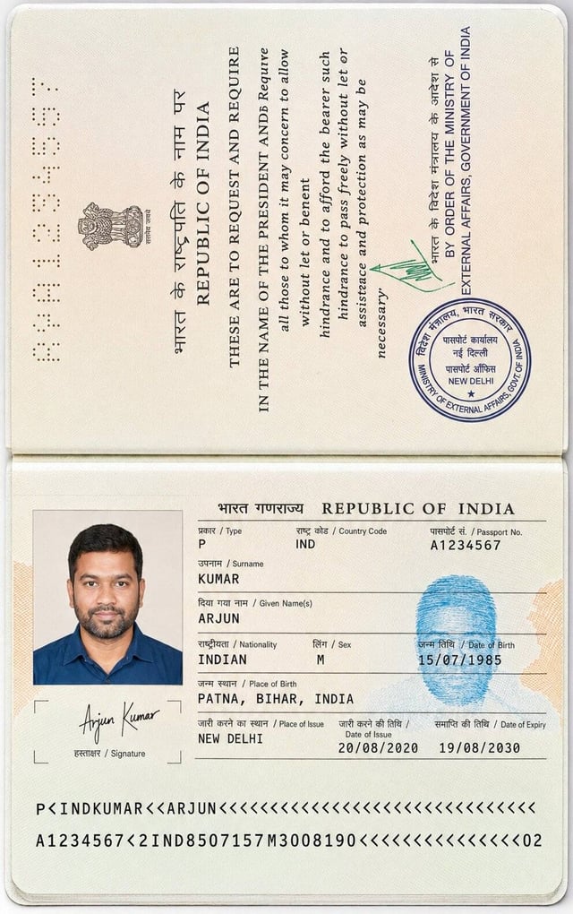Oci Card Sample