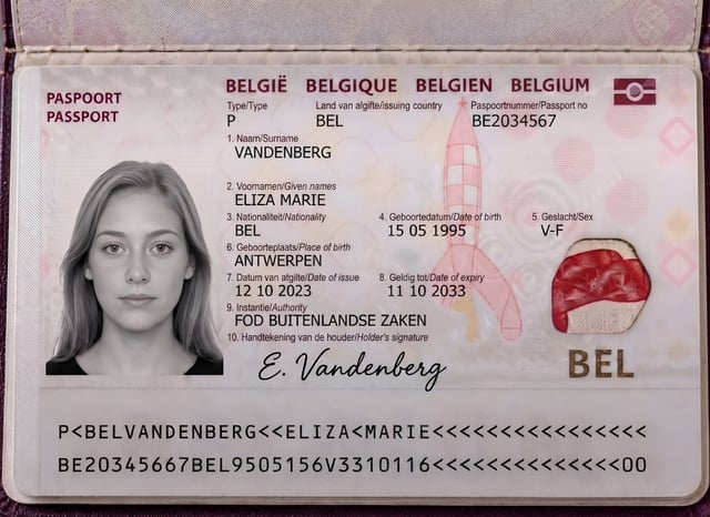 Passport Sample Image