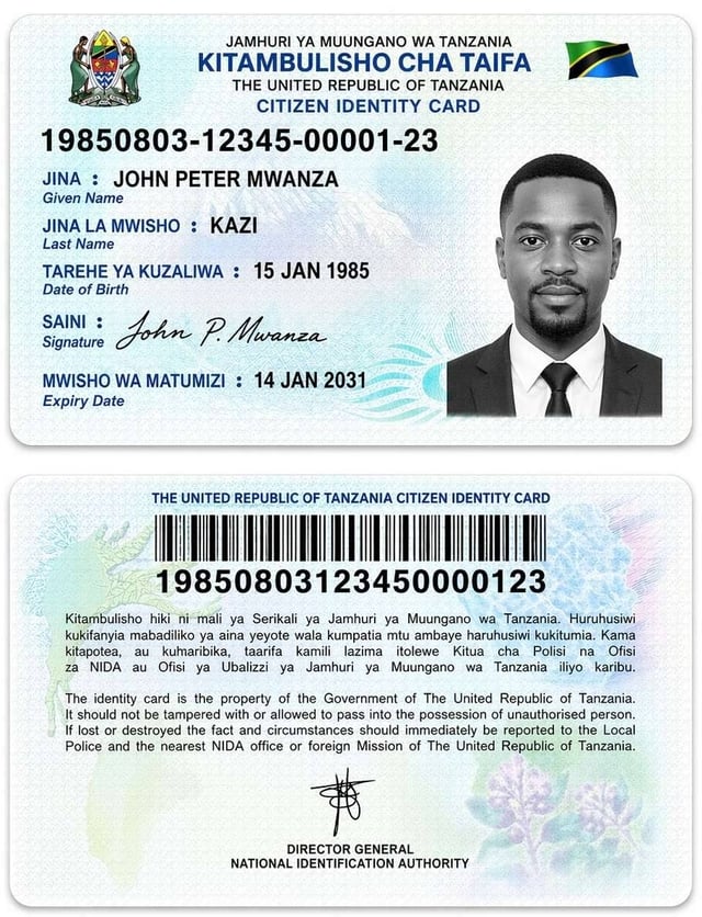 Residence Permit Samples