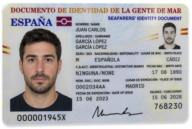 Sample Of Seafarer Crew Id