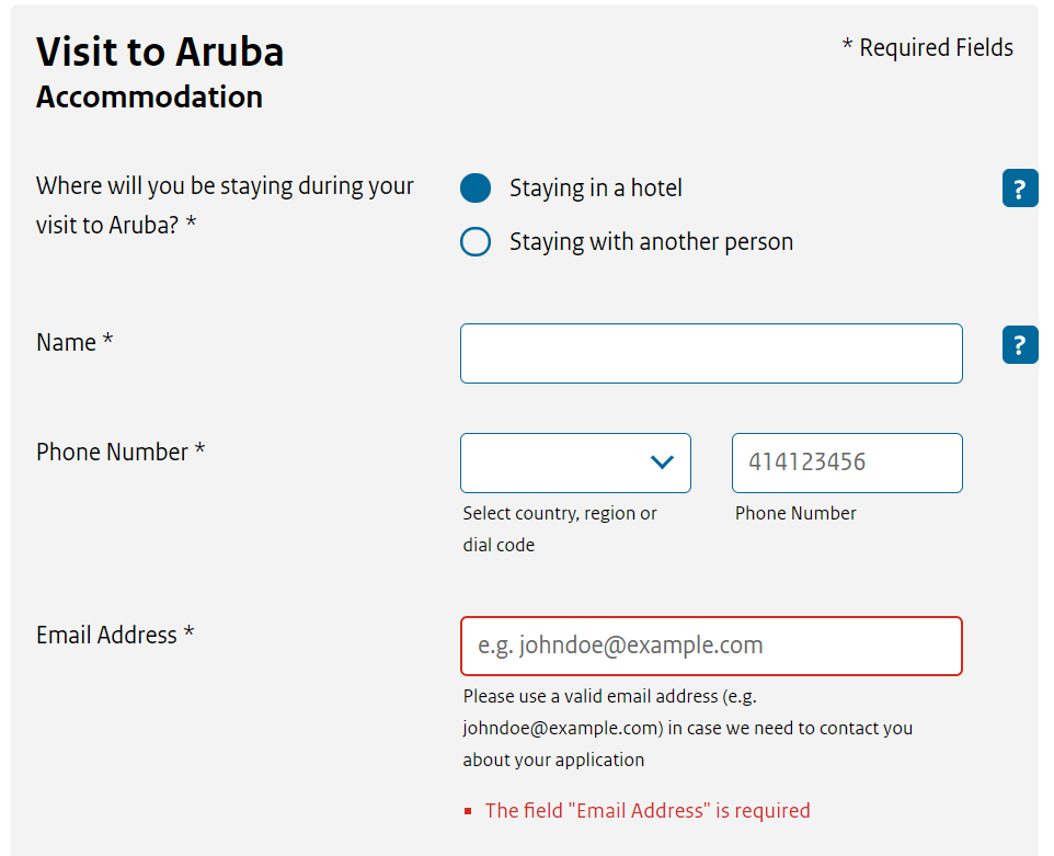 Visa To Aruba
