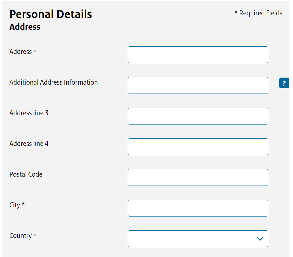 Personal Details
