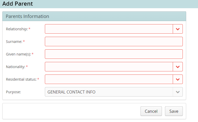 Family Information