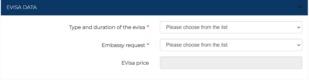 Evisa Data