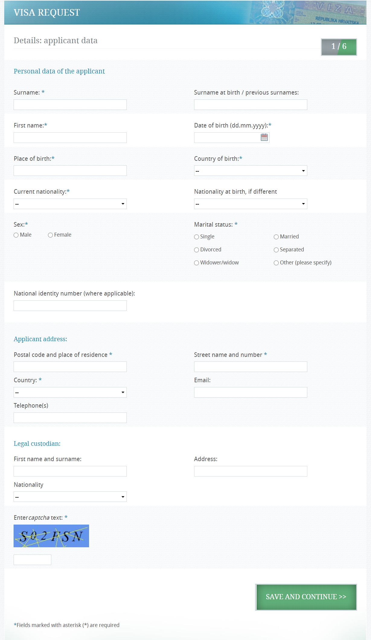 Guide for Requirements to Lodge Application Forms