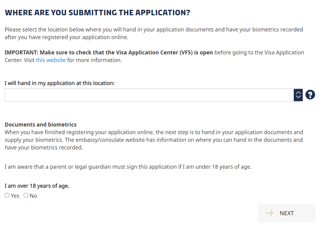 Where are you submitting the application