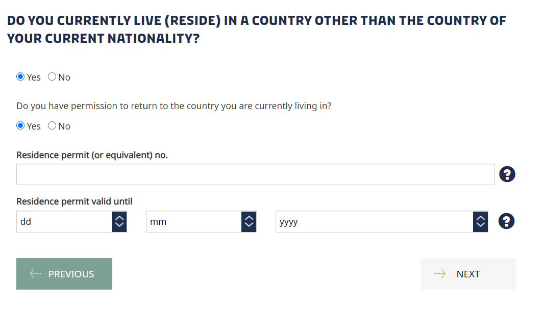 Residence permit