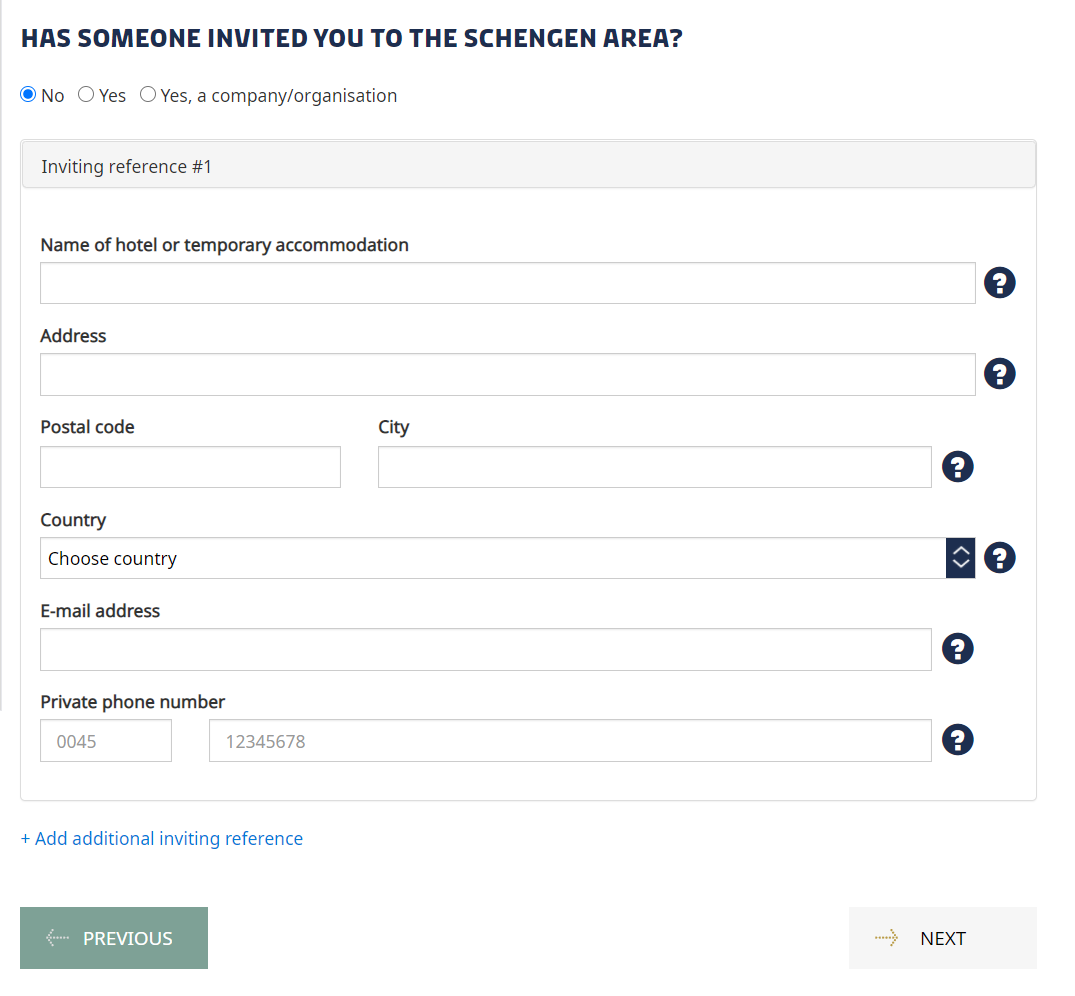 Has someone invited you to the Schengen area