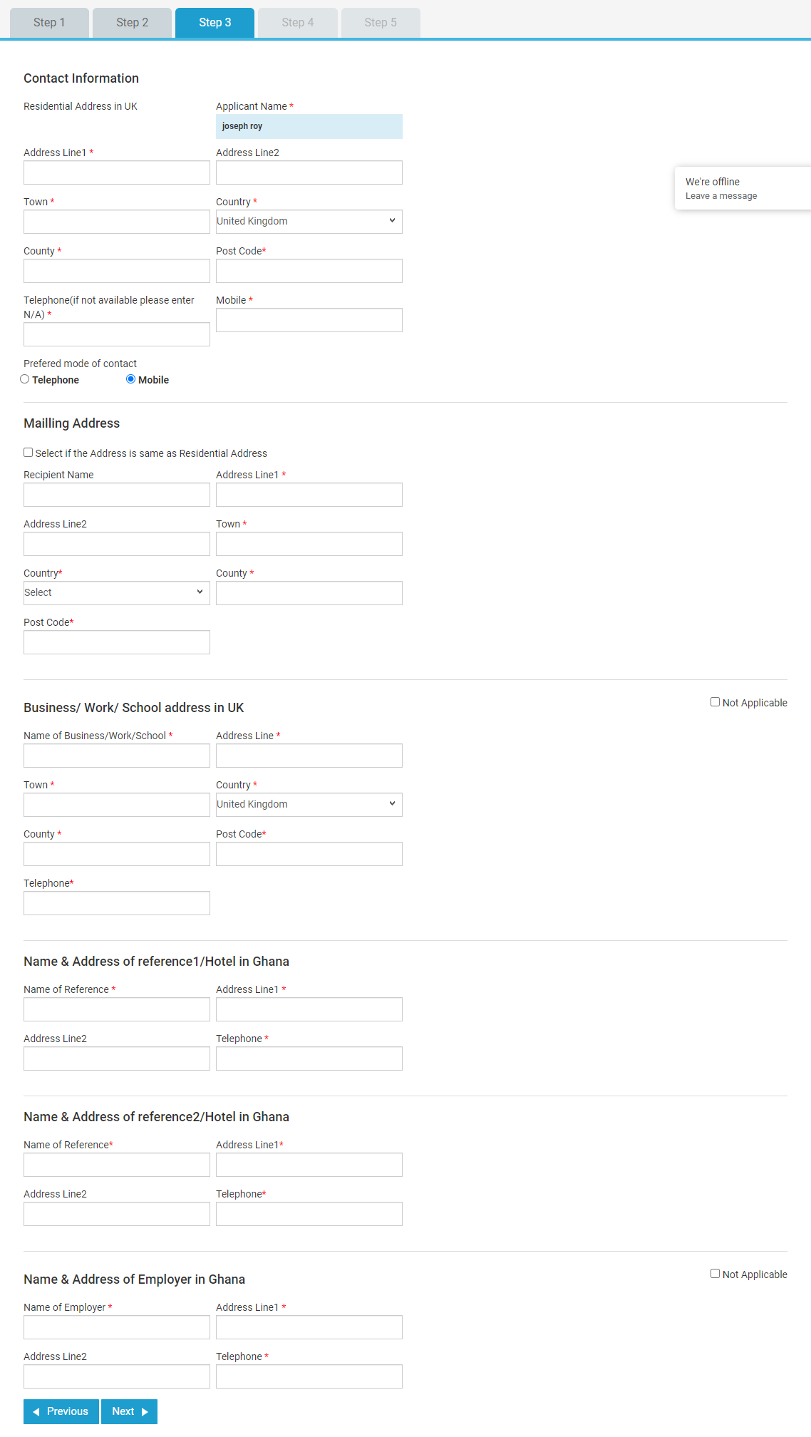 Contact Information