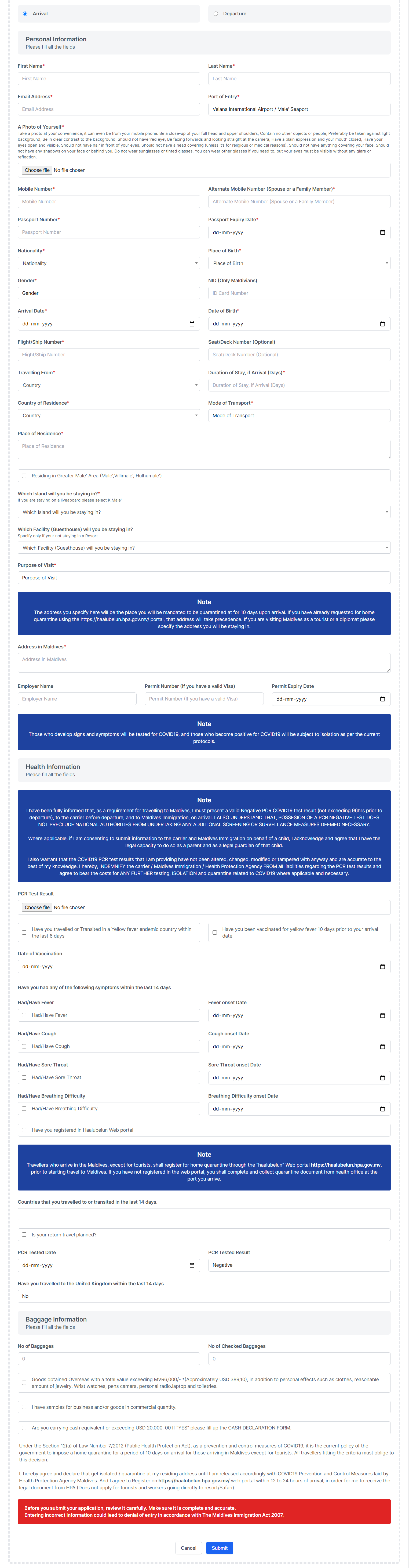Baggage Information