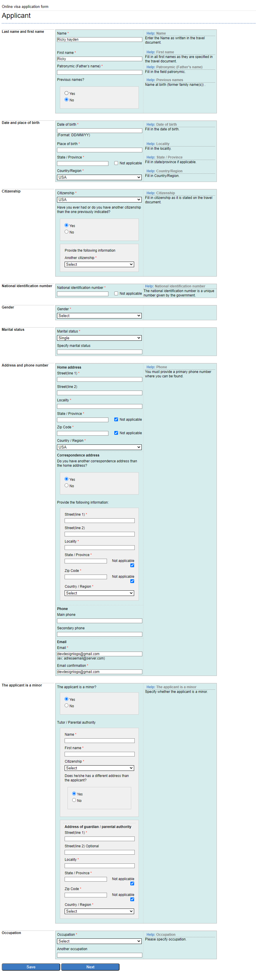 Applicant