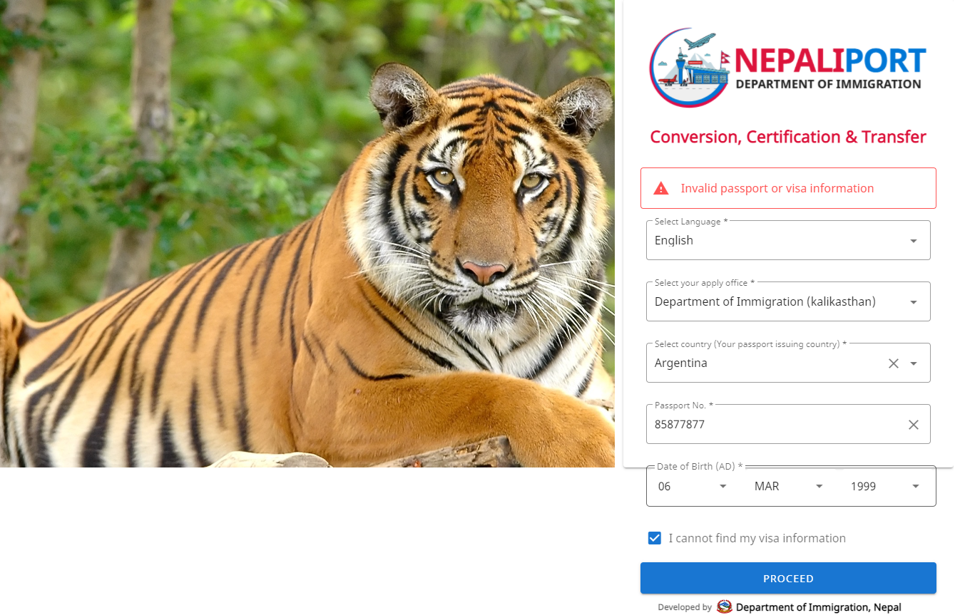 Nepal Visa Extension