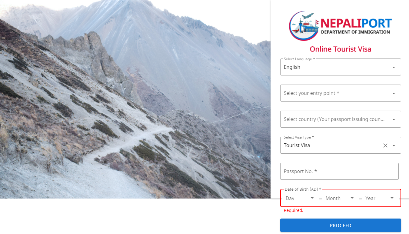 Online Tourist Visa