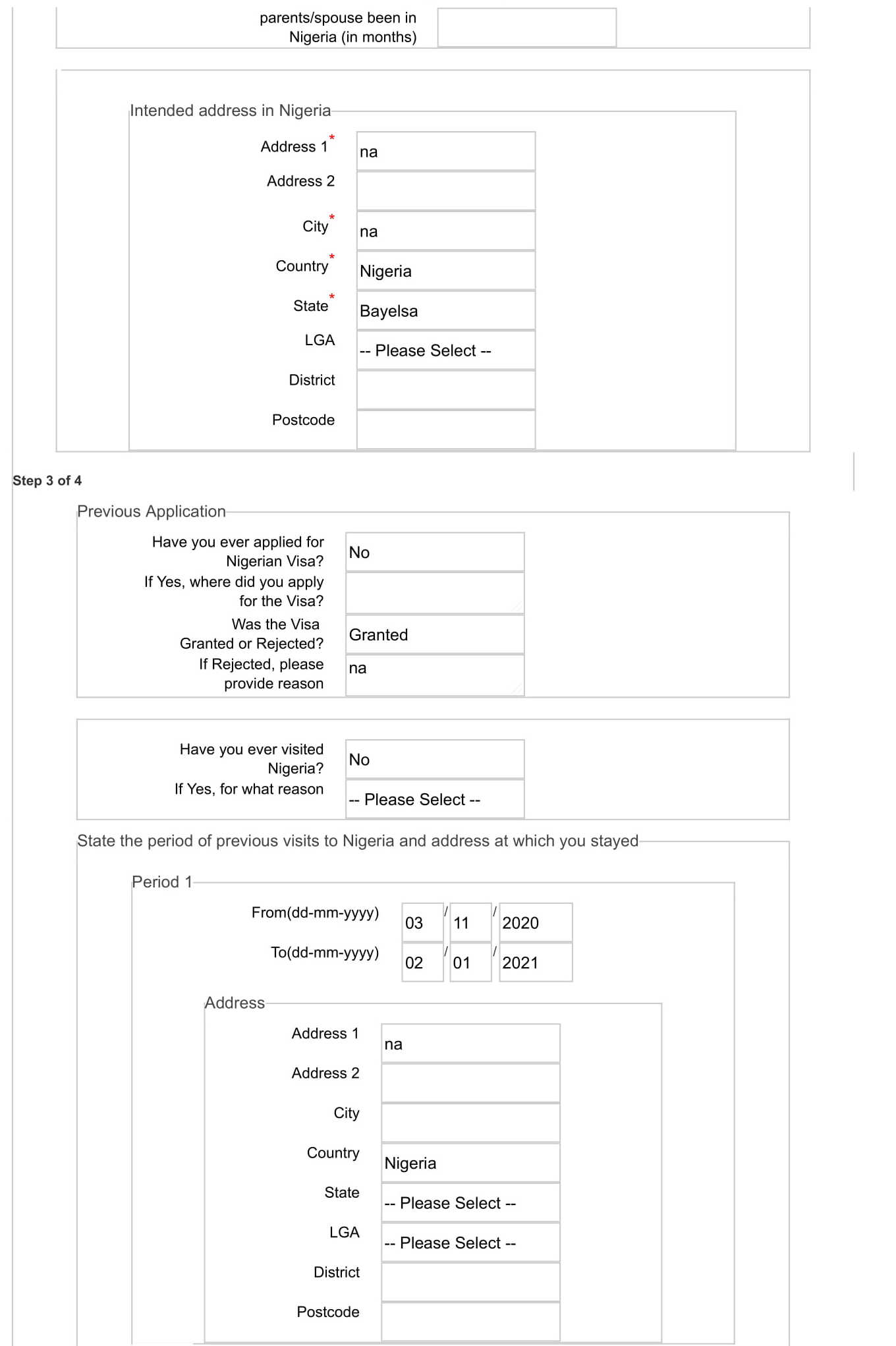 Guide for Requirements to Lodge Application Forms