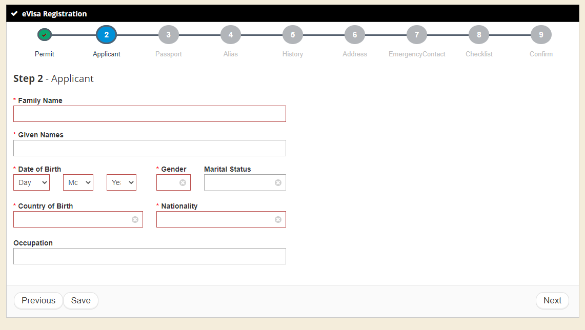 Applicant’s Details