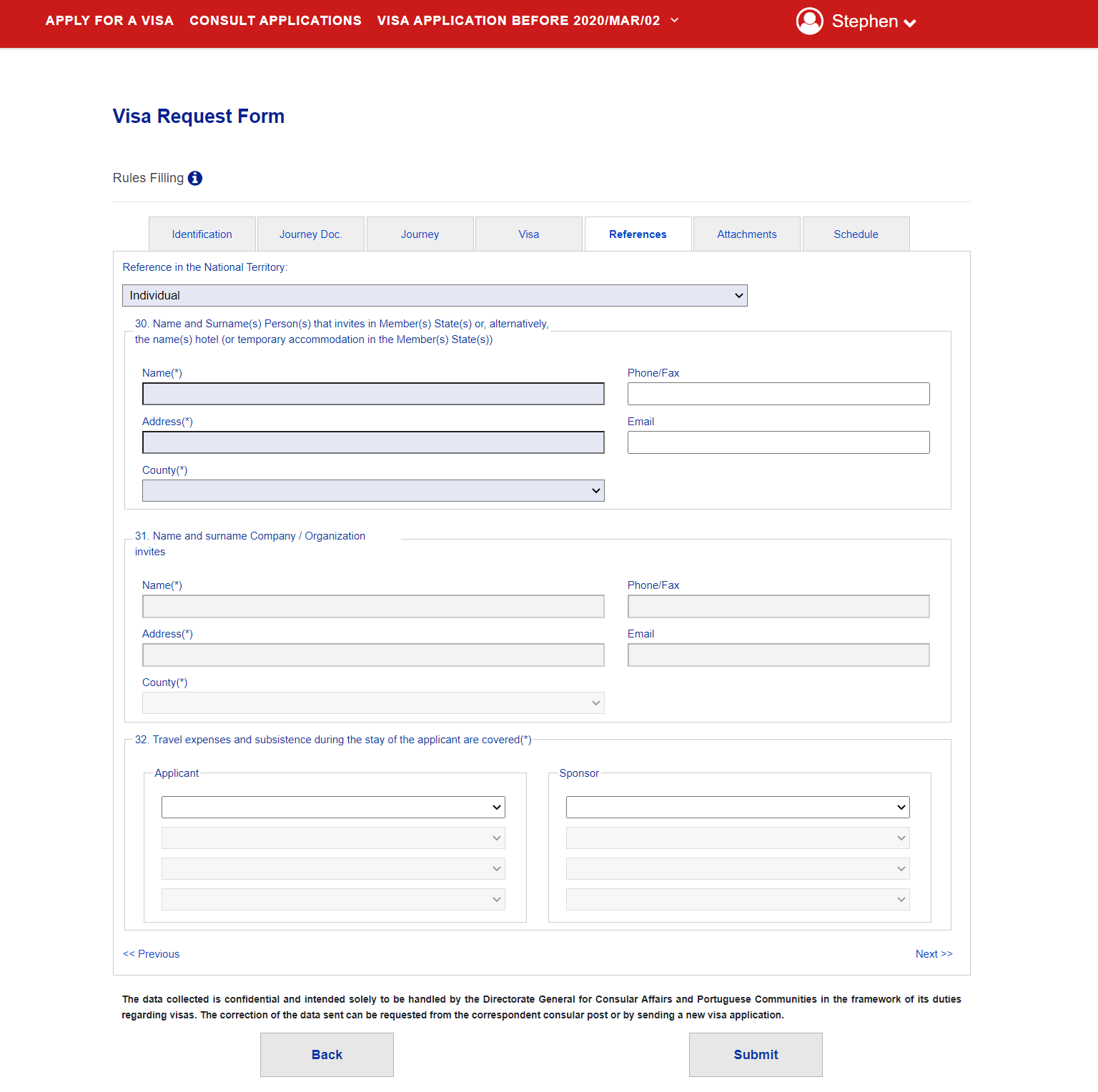 Guide for Requirements to Lodge Application Forms