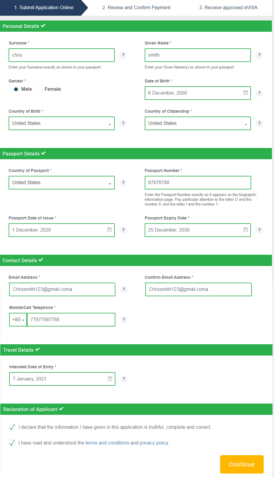 Submit Application Online