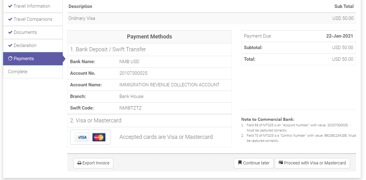 Payment