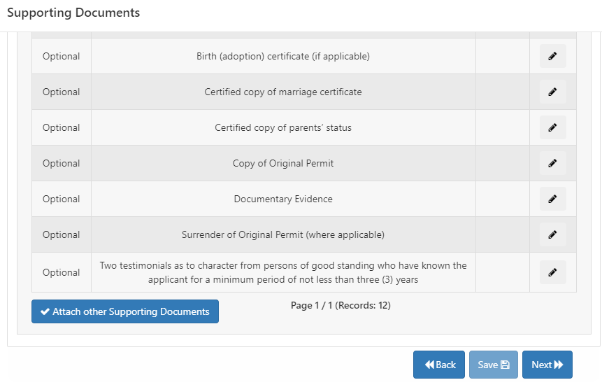 Supporting Documents