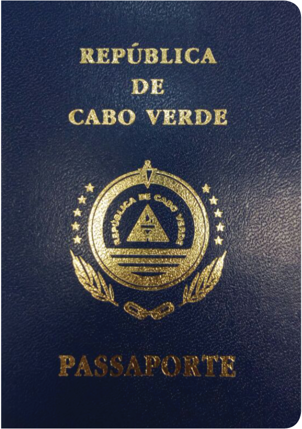 A regular or ordinary Cape Verde passport - Front side