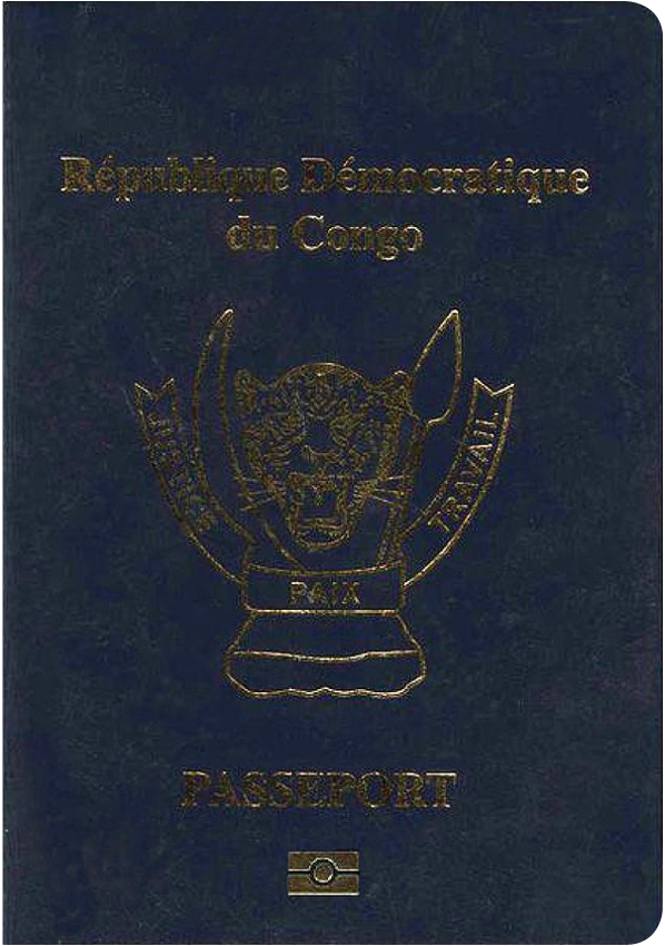A regular or ordinary congo, democratic republic of the passport - Front side