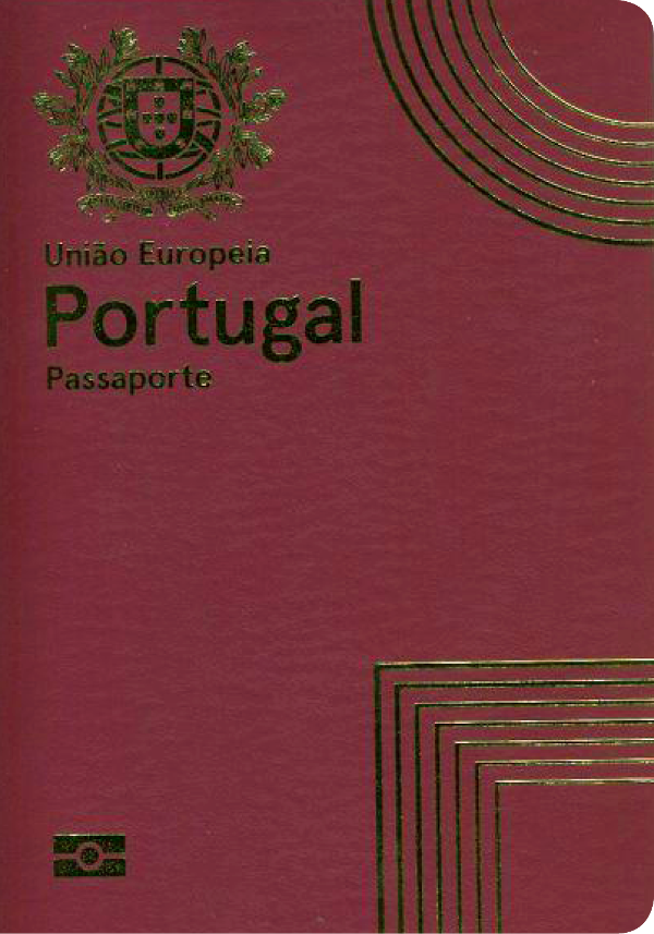 A regular or ordinary Portuguese passport - Front side