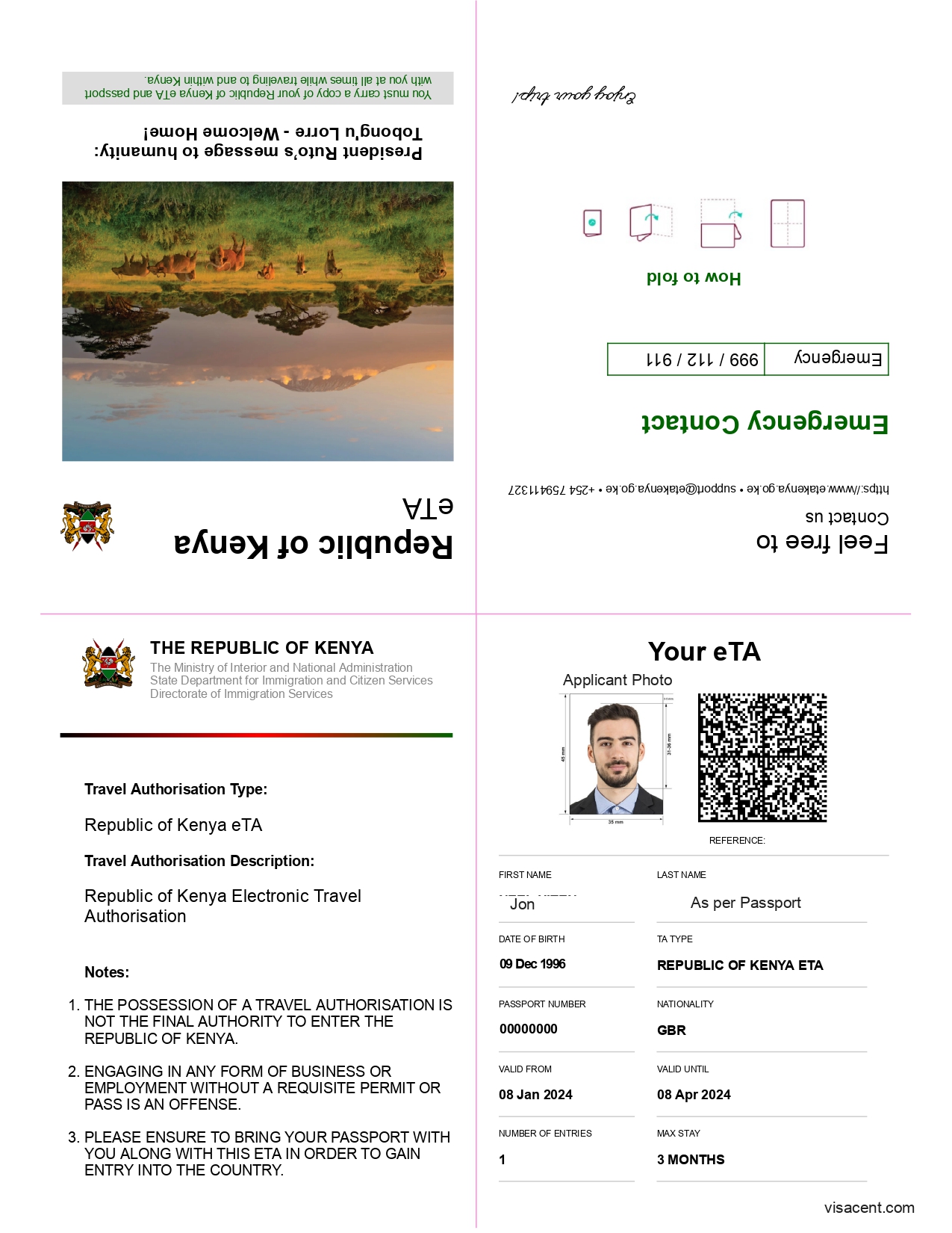 Kenya eTA Approved Kenya eTA Approved