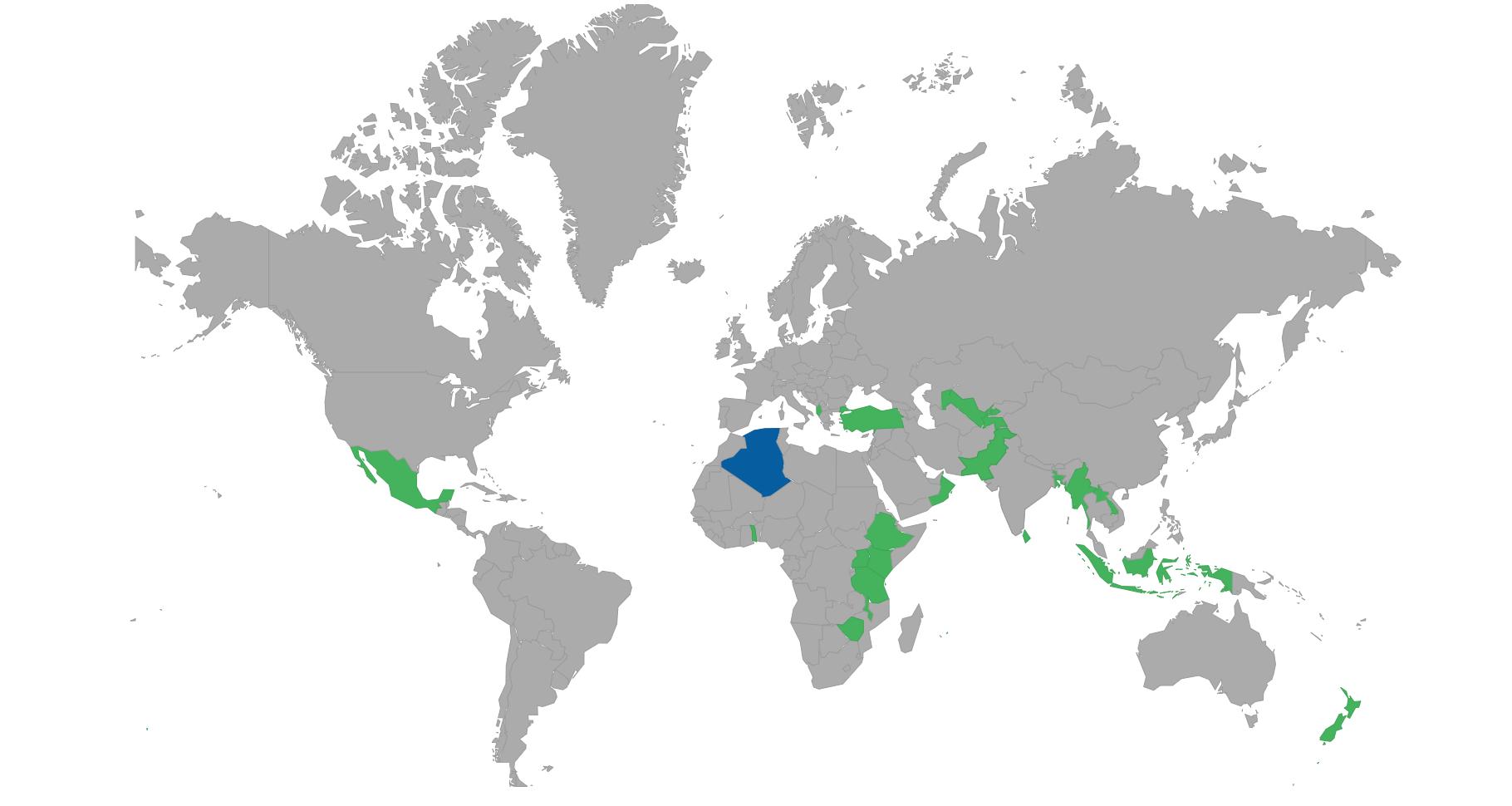 Countries can visit with e-visa or eTA