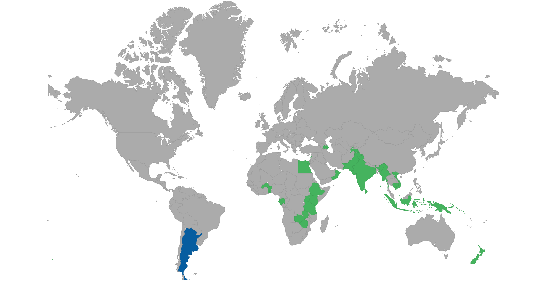 Countries can visit with e-visa or eTA