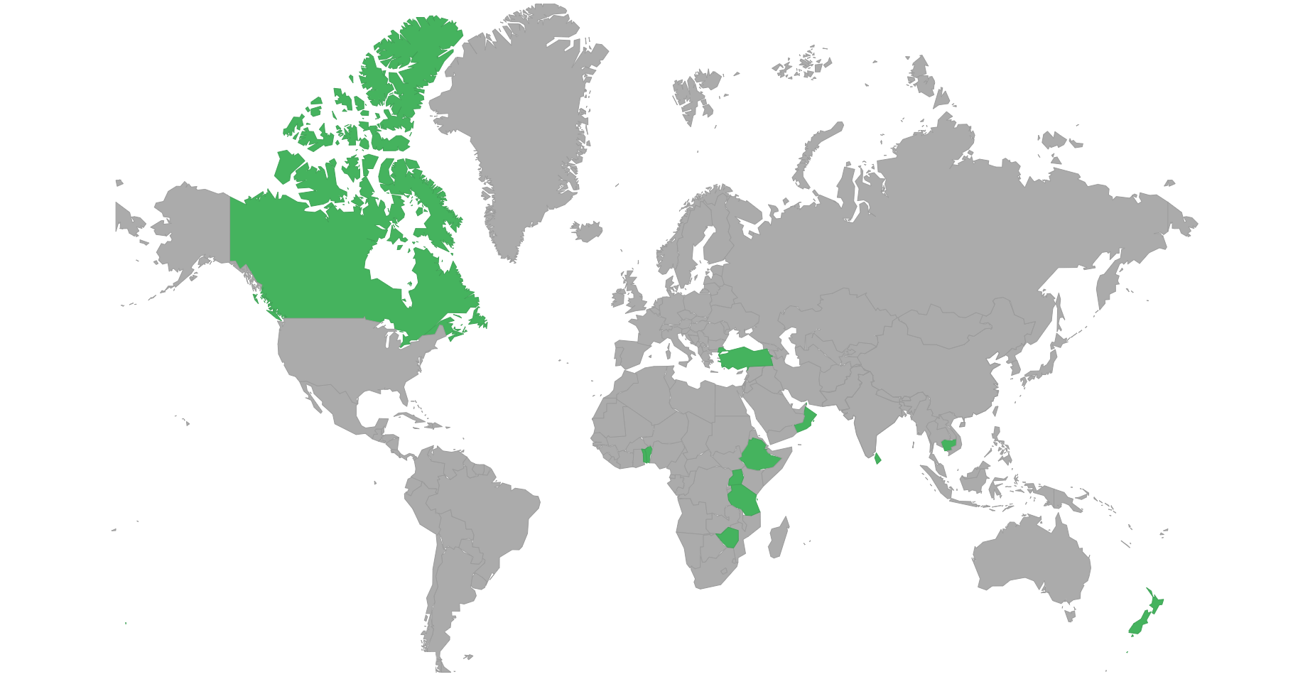 Countries can visit with e-visa or eTA