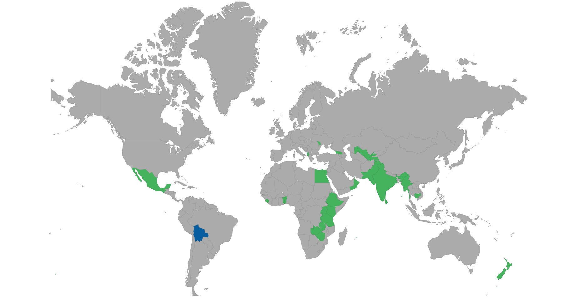 Countries can visit with e-visa or eTA