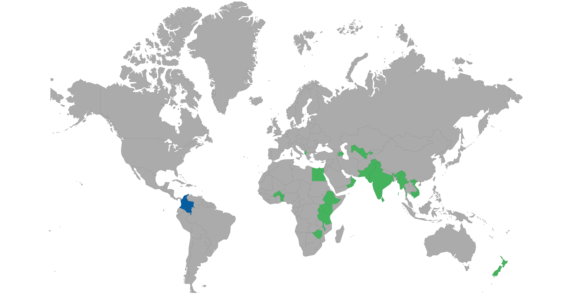 Countries can visit with e-visa or eTA