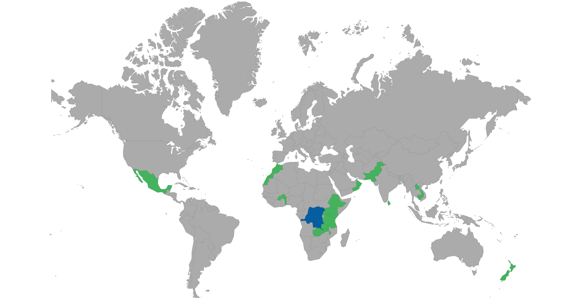 Countries can visit with e-visa or eTA