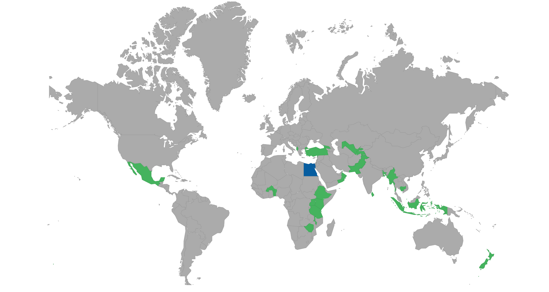Countries can visit with e-visa or eTA