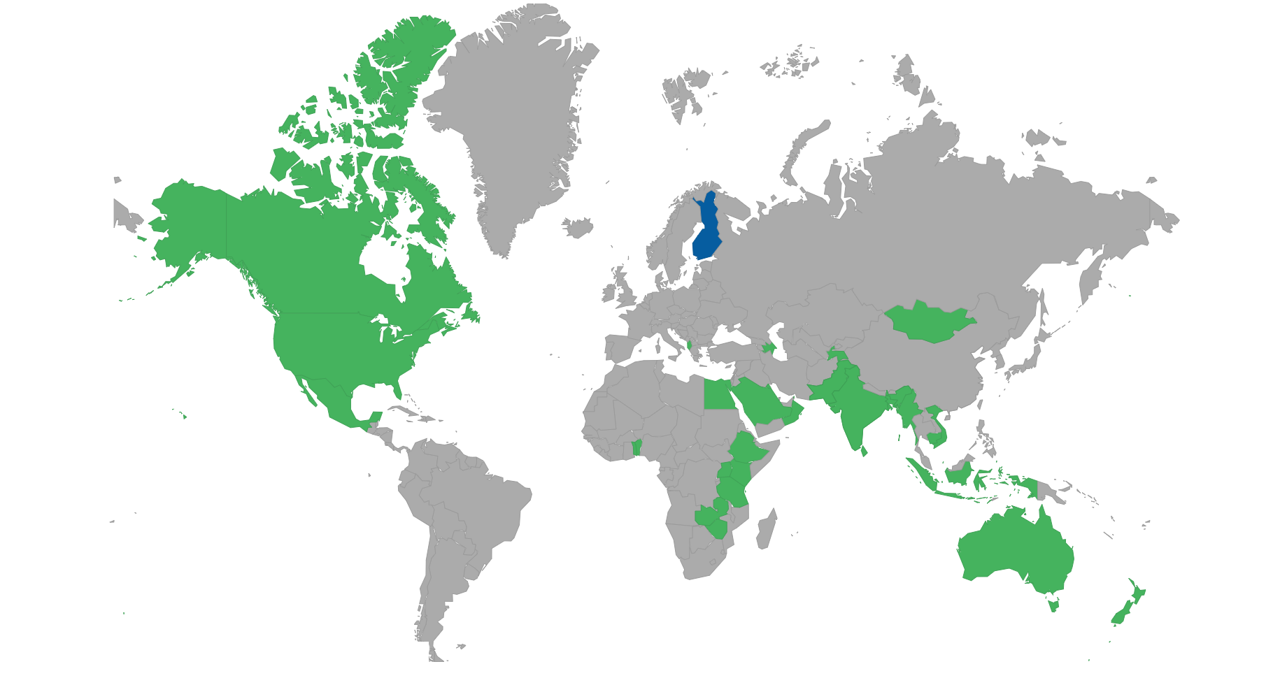 Countries can visit with e-visa or eTA