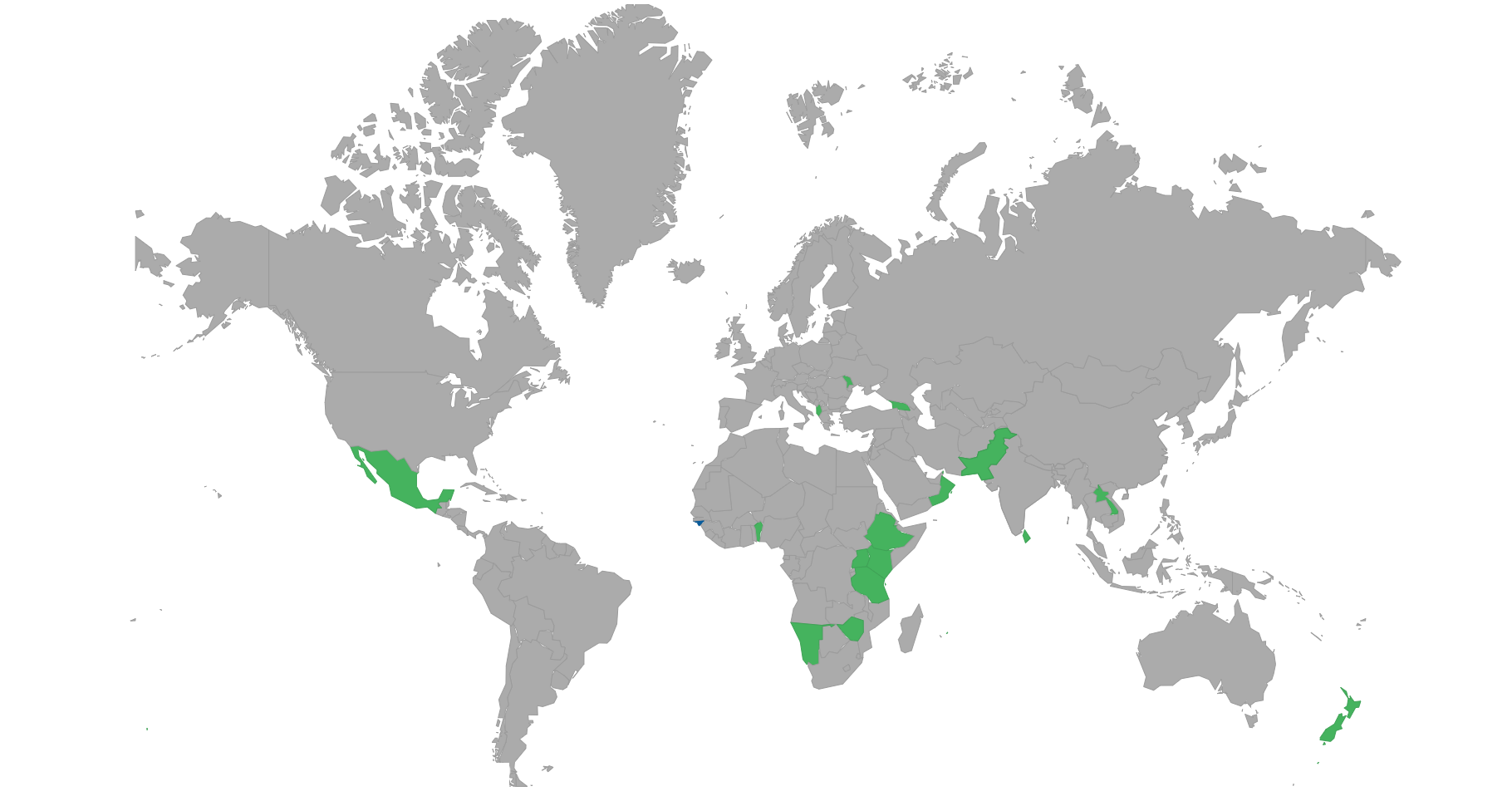 Countries can visit with e-visa or eTA