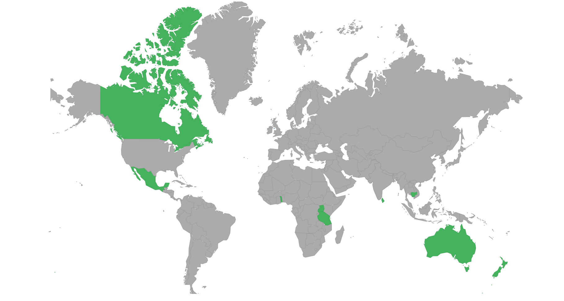 Countries can visit with e-visa or eTA