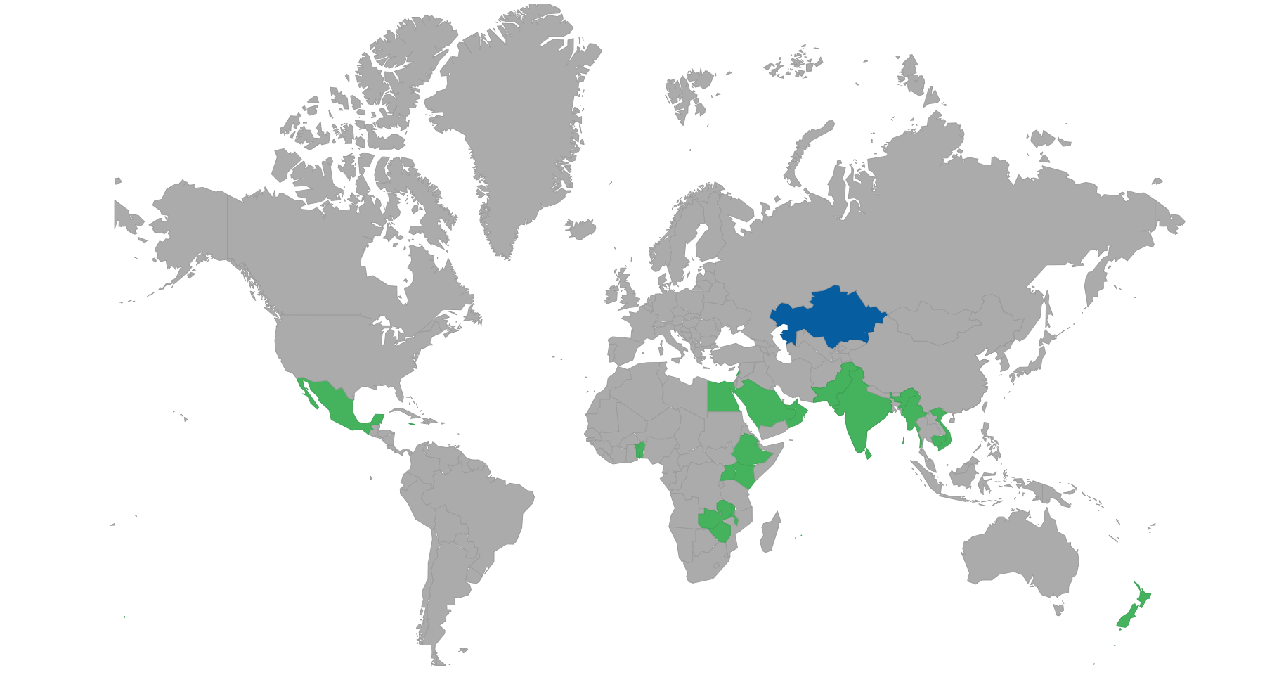 Countries can visit with e-visa or eTA