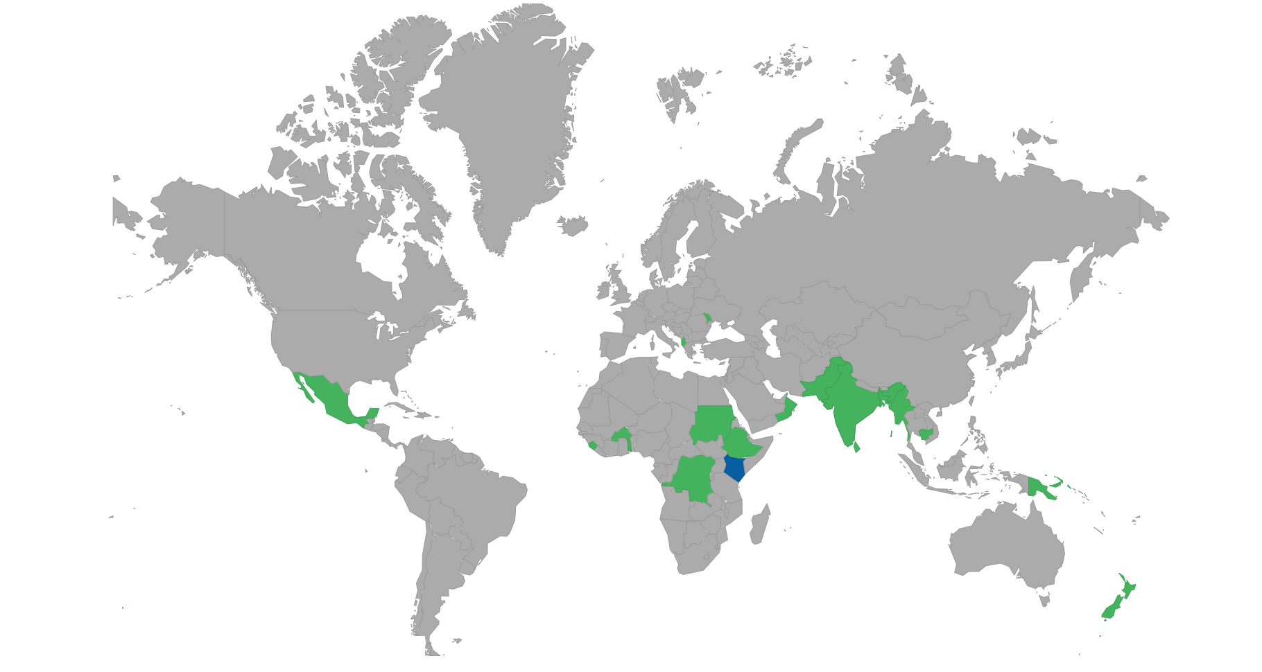 Countries can visit with e-visa or eTA