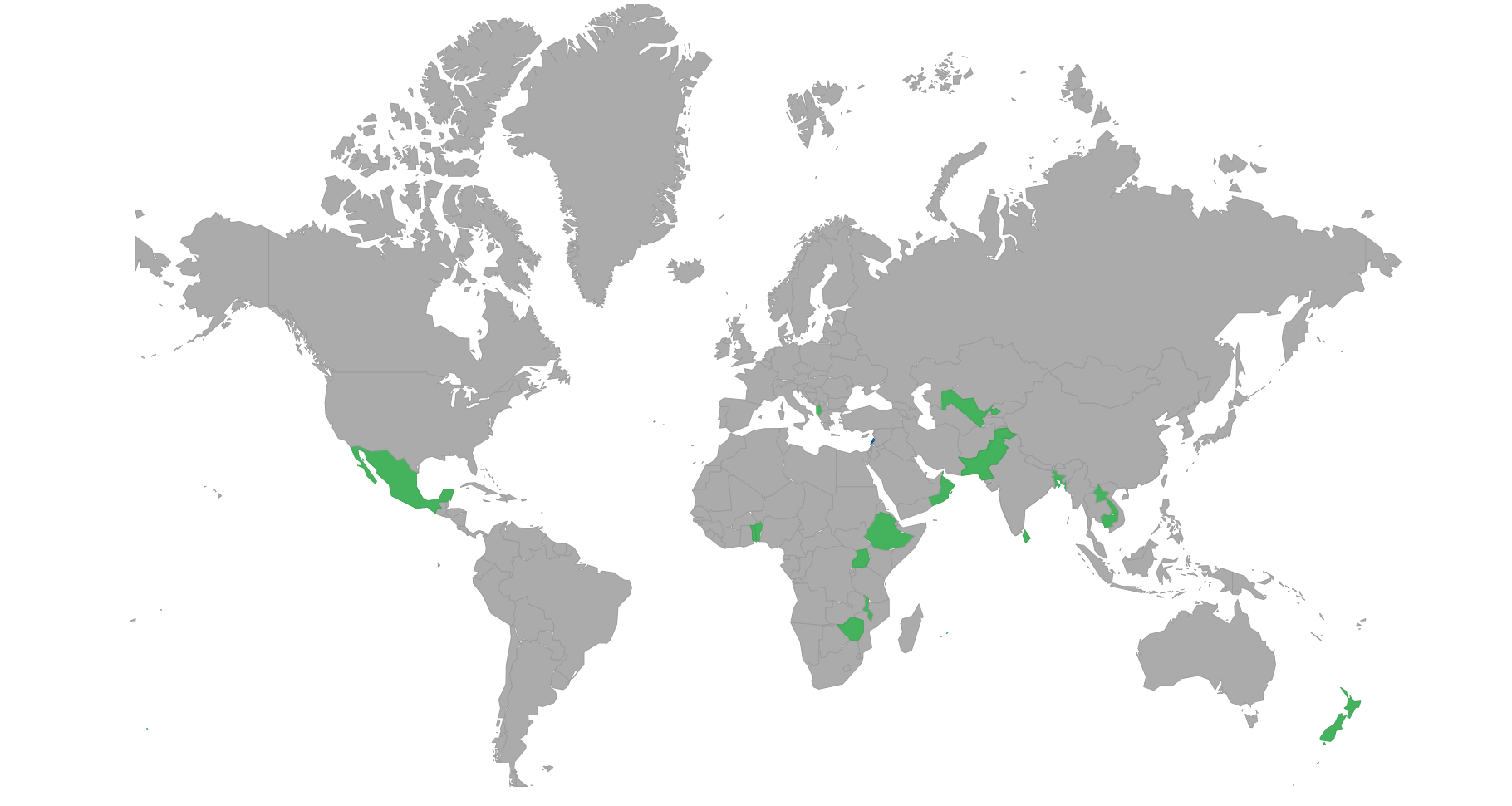 Countries can visit with e-visa or eTA