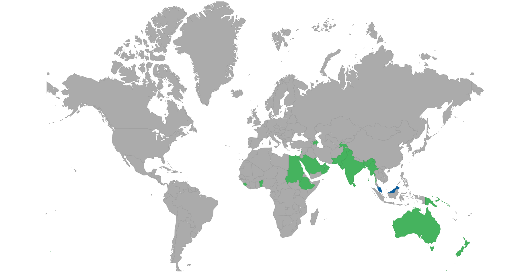 Countries can visit with e-visa or eTA