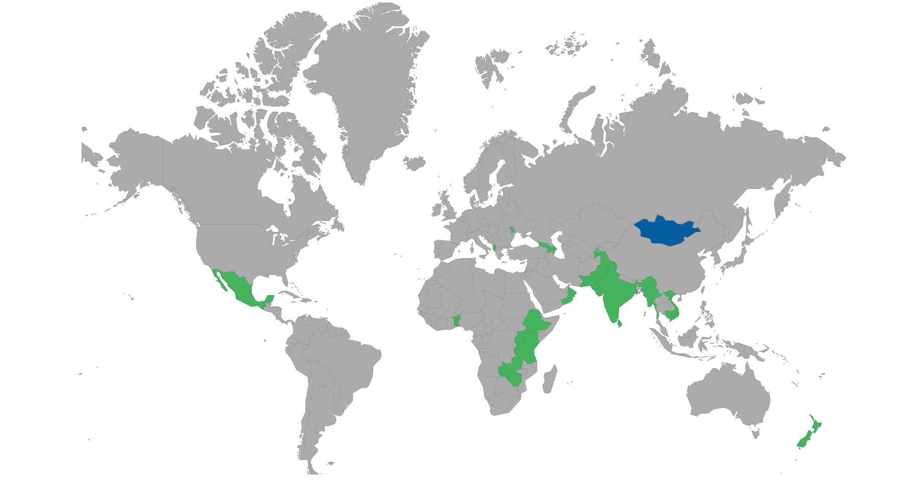 Countries can visit with e-visa or eTA
